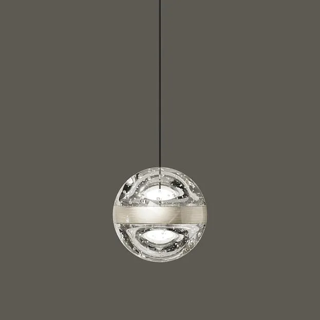 Подвесной светильник Delight Collection MD23030088-1A nickel/clear Frizzante Подвесной светильник Delight Collection MD23030088-1A nickel/clear Frizzante