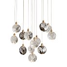 Подвесной светильник Delight Collection OD2440-13 gold/clear+amber+grey OD2440