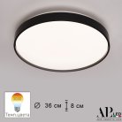 Потолочный светильник APL LED 3315.XM302-1-374/24W/3K Black Toscana