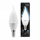 Лампа Gauss 104101210 E14 9.5W 4100K свеча на ветру матовая LED Candle tailed