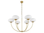 Подвесная люстра Newport 3916/С brass 3910