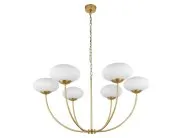 Подвесная люстра Newport 3916/С brass 3910