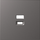 Накладка для розеток USB, матовый титан, Donel DS28645 S08