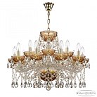 Люстра Bohemia Ivele Crystal  5413/10+5/240 G Amber/M-1G