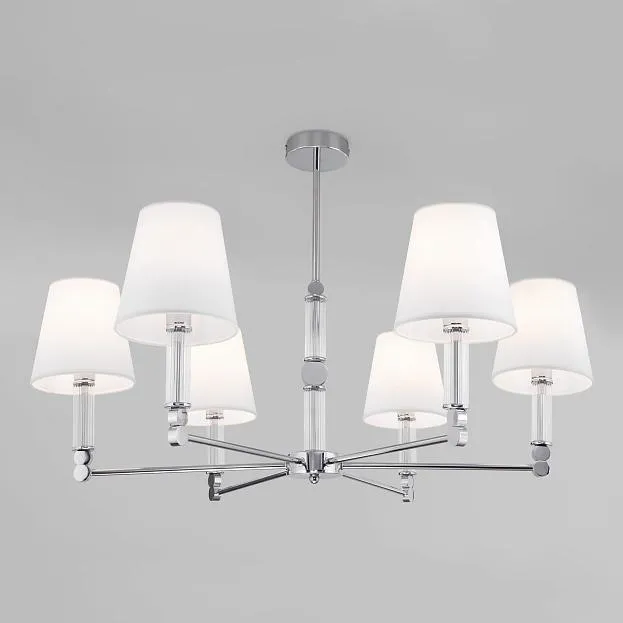 Потолочная люстра Eurosvet 60145/6 хром Conso a061955