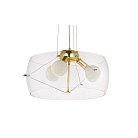 Подвесной светильник Lumina Deco LDP 6018-500 PR+F.GD Globo