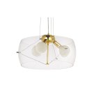 Подвесной светильник Lumina Deco LDP 6018-500 PR+F.GD Globo