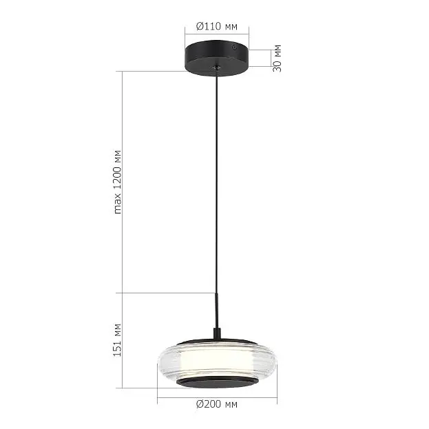 Светильник подвесной ST Luce SL6239.403.01 FRITTELA Светильник подвесной ST Luce SL6239.403.01 FRITTELA