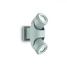 Уличный настенно-потолочный светильник Ideal Lux 129518 XENO AP2 GRIGIO