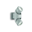 Уличный настенно-потолочный светильник Ideal Lux 129518 XENO AP2 GRIGIO