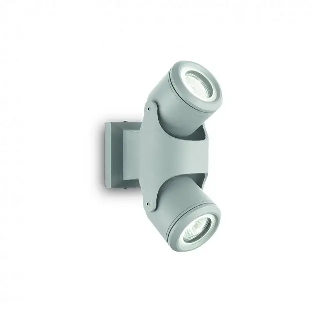 Уличный настенно-потолочный светильник Ideal Lux 129518 XENO AP2 GRIGIO Уличный настенно-потолочный светильник Ideal Lux 129518 XENO AP2 GRIGIO