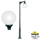 Парковый фонарь FUMAGALLI EKTOR 3000 MIDIPILAR/GLOBE 400 modern 1L G41.365.A10.AYE27 Черный