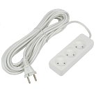 Розеточные блоки, удлинители Uniel S-CU3-7 WHITE Ultra