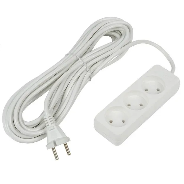 Розеточные блоки, удлинители Uniel S-CU3-7 WHITE Ultra