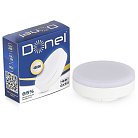 Светодиодная лампа 9Вт, 220В, GX53, 4000K, 765Лм, Ra>80, 110°, D75хH26мм, Dim Triac Donel DN03007N9GX53Dim DN03