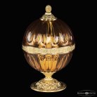 Настольная лампа Bohemia Ivele Crystal  5680L/17 G Amber/M-1H