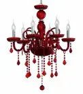 Подвесная люстра Ideal Lux 027418 GIUDECCA SP6 ROSSO