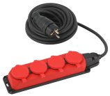 Розеточные блоки, удлинители ЭРА UK-4e-3x1,5-5m-IP44(KG)