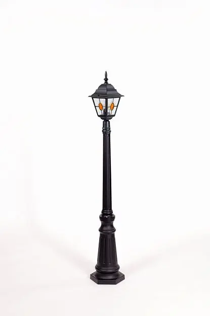 Наземный фонарь Oasis Light 79911MlgY Bl QUADRO M lead GLASS Наземный фонарь Oasis Light 79911MlgY Bl QUADRO M lead GLASS