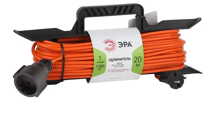 Розеточные блоки, удлинители ЭРА UFx-1-2x0.75-20m