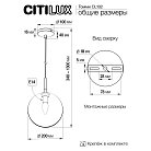 Светильник подвесной Дымчатый Citilux CL102620 Томми