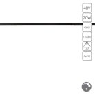 Трековый светильник Arte Lamp A7474PL-1BK OPTIMA