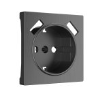 Накладка для розетки USB Werkel W1179504 (графит рифленый) a050746