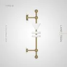 Бра BUTTON PLAY WALL Тип B Lampatron 8790-24760