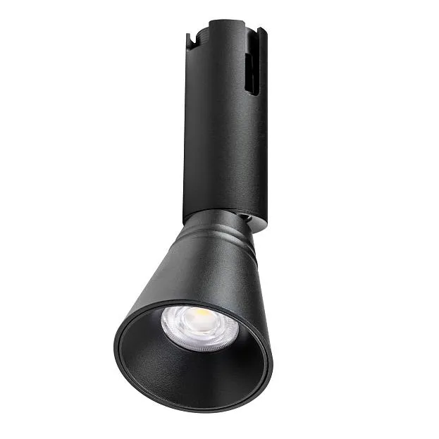 Светильник 48V (D65) 6W 590LM 36G ЧЕРНЫЙ 4000K Lightstar 210847 Due Hermes