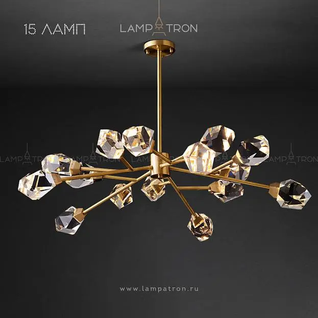 Люстра CRISTEL A 15 плафонов. Lampatron 3208-7976 Люстра CRISTEL A 15 плафонов. Lampatron 3208-7976