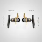 Бра REMUS Тип A. Цвет Черный Lampatron 7380-20346