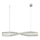 Светильник подвесной Хром/Прозрачный LED 1*21W 3000K ST-Luce SL6205.113.01 ELICA
