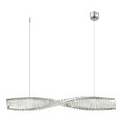 Светильник подвесной Хром/Прозрачный LED 1*21W 3000K ST-Luce SL6205.113.01 ELICA