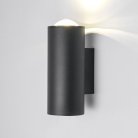 Уличный настенный светильник Elektrostandard 35138/U черный Column a063022