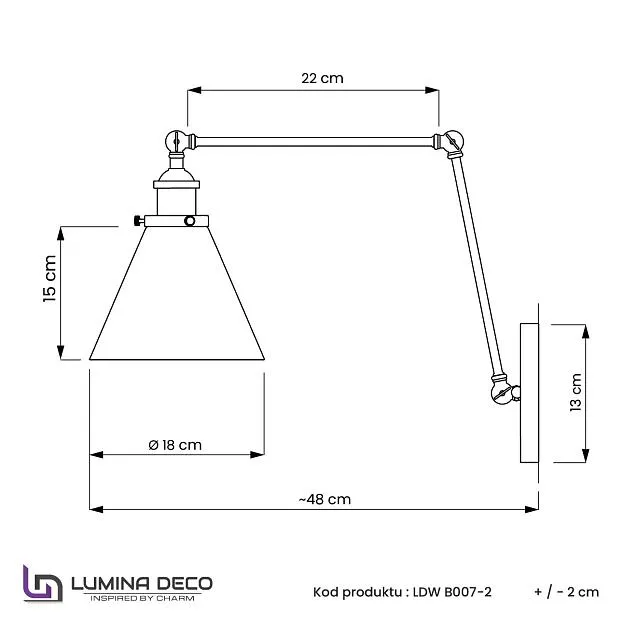 Бра Lumina Deco LDW B007-2 MD Rubi Бра Lumina Deco LDW B007-2 MD Rubi
