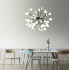 Подвесная люстра Lumina Deco Roddi LDP 6039-36 BK