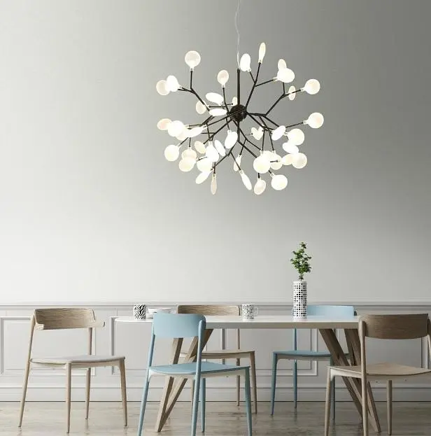 Подвесная люстра Lumina Deco Roddi LDP 6039-36 BK Подвесная люстра Lumina Deco Roddi LDP 6039-36 BK