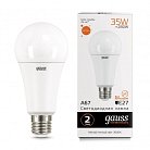 Лампа E27 35W 3000K матовая Gauss 70215 Elementary