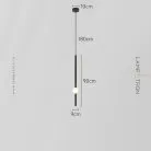 Подвесной светильник WAND VRT Модель A. Цвет черный. Размер L Lampatron 8625-24079