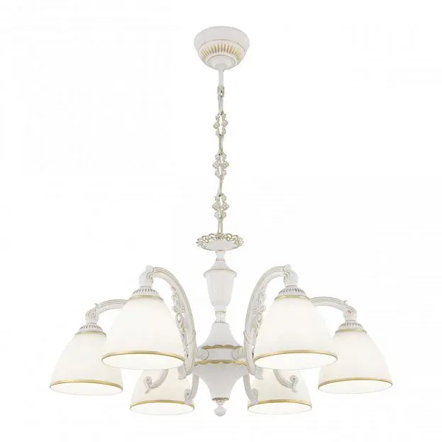 Люстра подвесная Arte Milano 347837/6 WT+G AM343837 Люстра подвесная Arte Milano 347837/6 WT+G AM343837