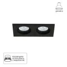 Точечный встраиваемый светильник Arte Lamp A2178PL-2BK TARF