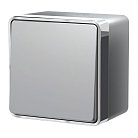 Выключатель одноклавишный влагозащищенный Werkel W5010206 Gallant (серебряный) a052767