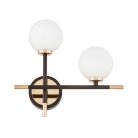 Бра Lumina Deco LDW 6033N-2 RT BK+F.GD Marsiada