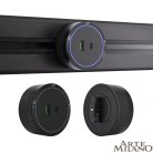 Трековая розетка, 2.1A 18W 250V Arte Milano 380066TS LED/USB-Type-C Black Am