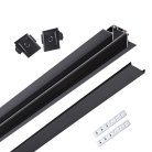 Шинопровод 1 м Novotech 135197 SMAL Track Black встраиваемый ГКЛ