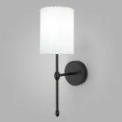 Настенный светильник с тканевым абажуром Eurosvet 60162/1 черный Notturno a065661