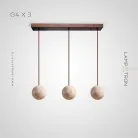 Готовая комбинация светильников POVL COMBO 3 лампы. Планка Lampatron 7091-19444