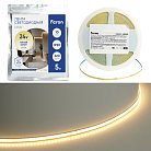 Светодионая лента LS532 COB 320SMD(2110) 10Вт/м 24V 5000*5*1.8 3000K IP20 Feron 51844Светодионая лента LS532 COB 320SMD(2110) 10Вт/м 24V 5000*5*1.8 3000K IP20