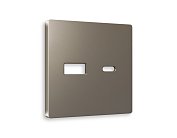 Лицевая панель ALFA (Темная бронза матовый) для розетки 2USB Ambrella Volt AP6410 QUANT