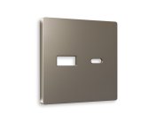 Лицевая панель ALFA (Темная бронза матовый) для розетки 2USB Ambrella Volt AP6410 QUANT